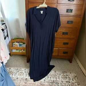 Chico's Navy Midi Dress